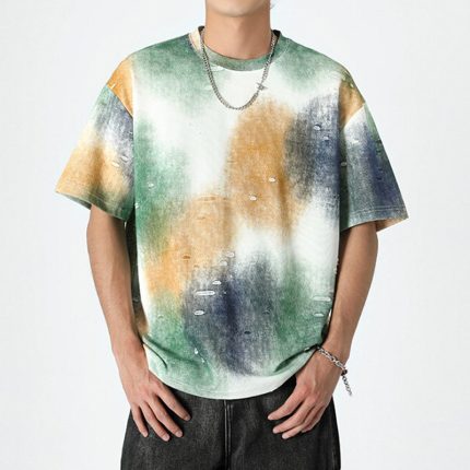 Short-Sleeved Cotton Crewneck