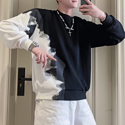 Gradient Cotton Crewneck 2025 New
