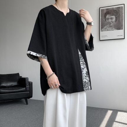 Cross Stitch Cotton T-shirt