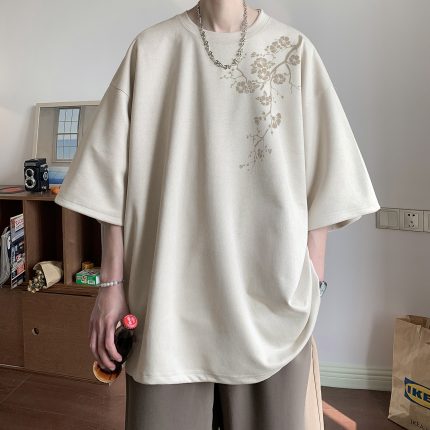 Cotton T-shirt Chalk