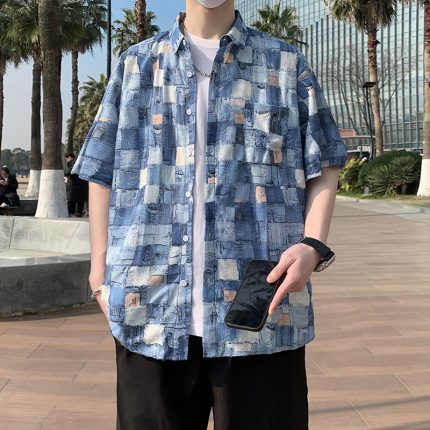 Printed Short-Sleeved Shirt